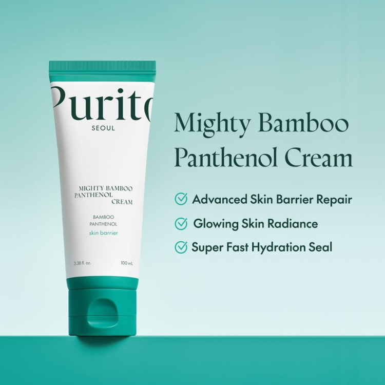 Purito Mighty Bamboo Panthenol Cream كريم مرطب بوريتو بانثينول