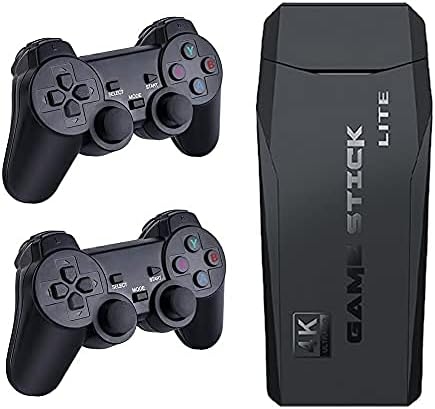 GAME STICK M8 WITH TWO 2.4G WIRELESS GAMEPADS, BLACK