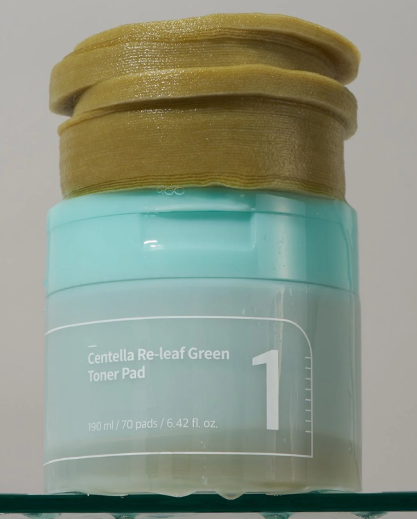 numbuzin, No.1 Centella Re-Leaf Green Toner Pad