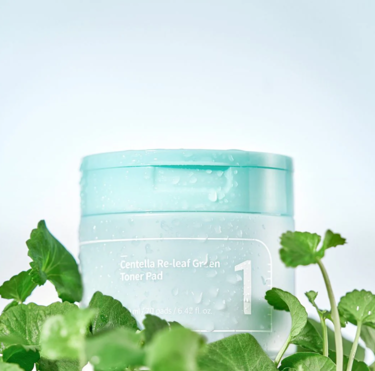 numbuzin, No.1 Centella Re-Leaf Green Toner Pad