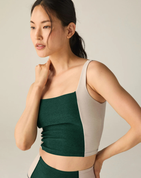 Beyond Yoga Spacedye Vitality Colorblock Cropped Tank