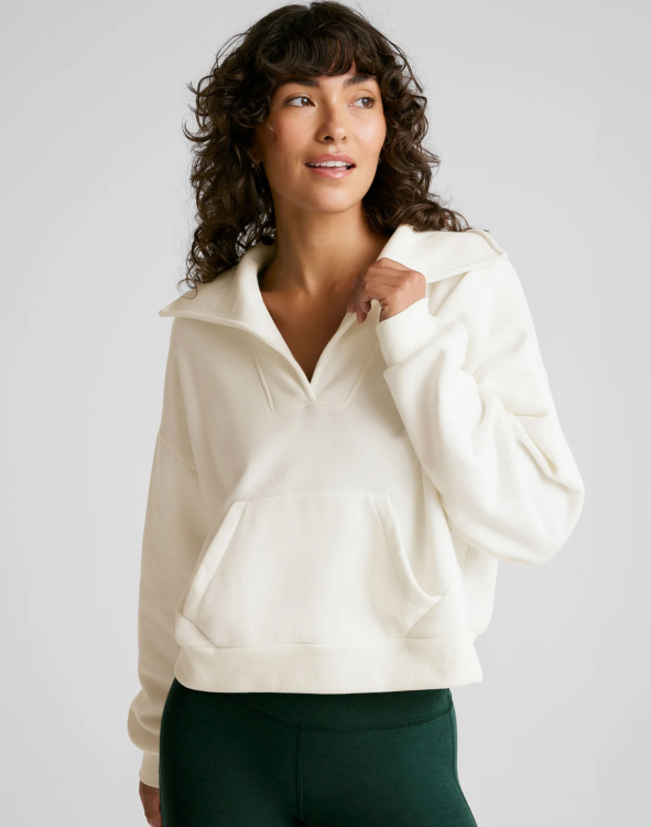 Beyond Yoga LuxeFleece Street Smart Pullover 