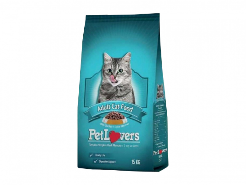 Pet lovers cat food 15kg