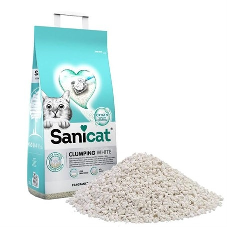 Sanicat Cat Litter Odor Count Lump White Grain 20 L