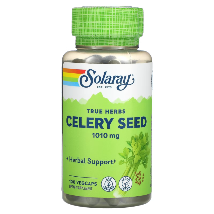 Solaray, Celery Seed, 505 mg, 100 VegCaps