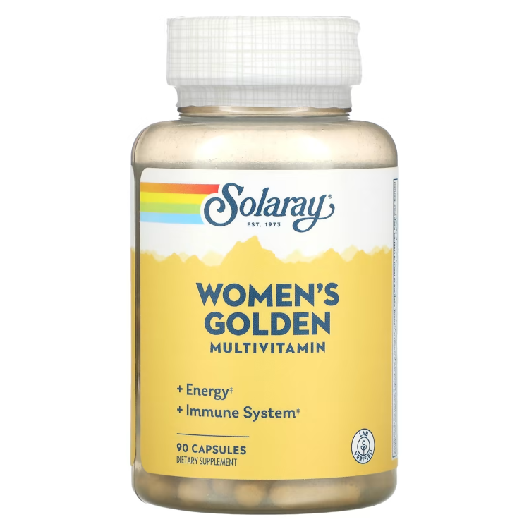 Solaray, Women's Golden Multivitamin, 90 Capsules