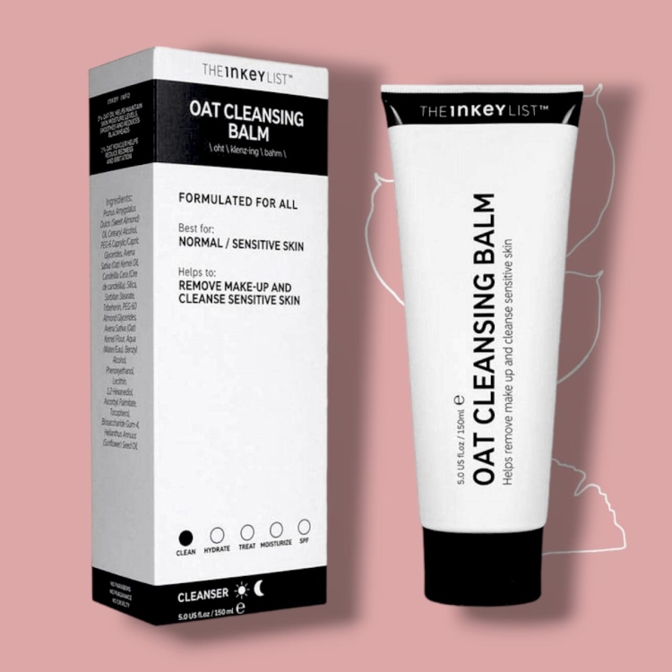 غسول زيتي للبشرة بالشوفان ‏The INKEY List Oat Cleansing Balm 