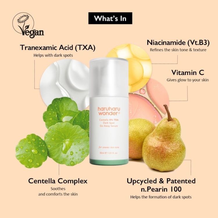 Haruharu wonder centella 4%txa dark spot serum سيروم هاروهارو لعلاج البقع والتصبغات