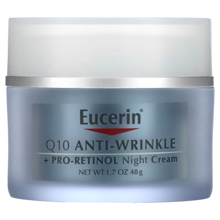 Eucerin, Q10 Anti-Wrinkle + Pro-Retinol Night Cream, 1.7 fl oz (48 g)