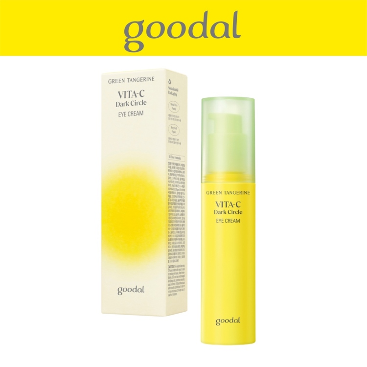 كريم العين بفيتامين C للهالات السوداء goodal green tangerine eye cream
