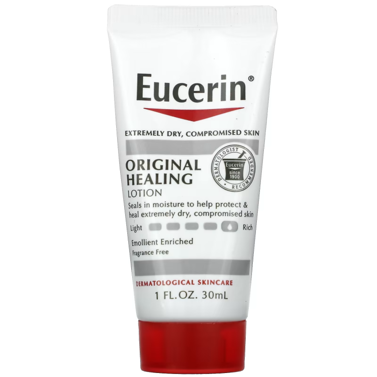 Eucerin, Original Healing Lotion, Fragrance Free, 1 fl oz (30 ml)