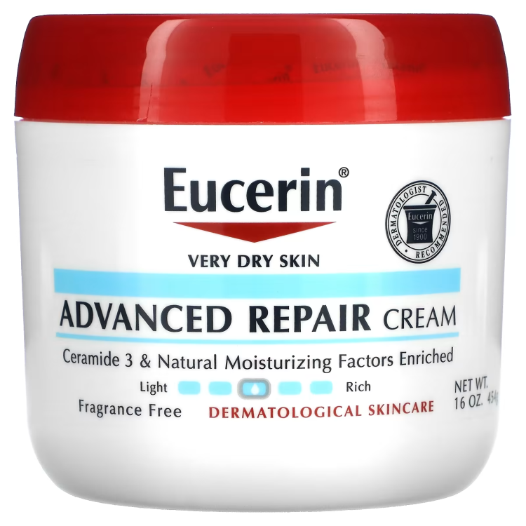 Eucerin, Advanced Repair Cream, Fragrance Free, 16 oz (454 g)