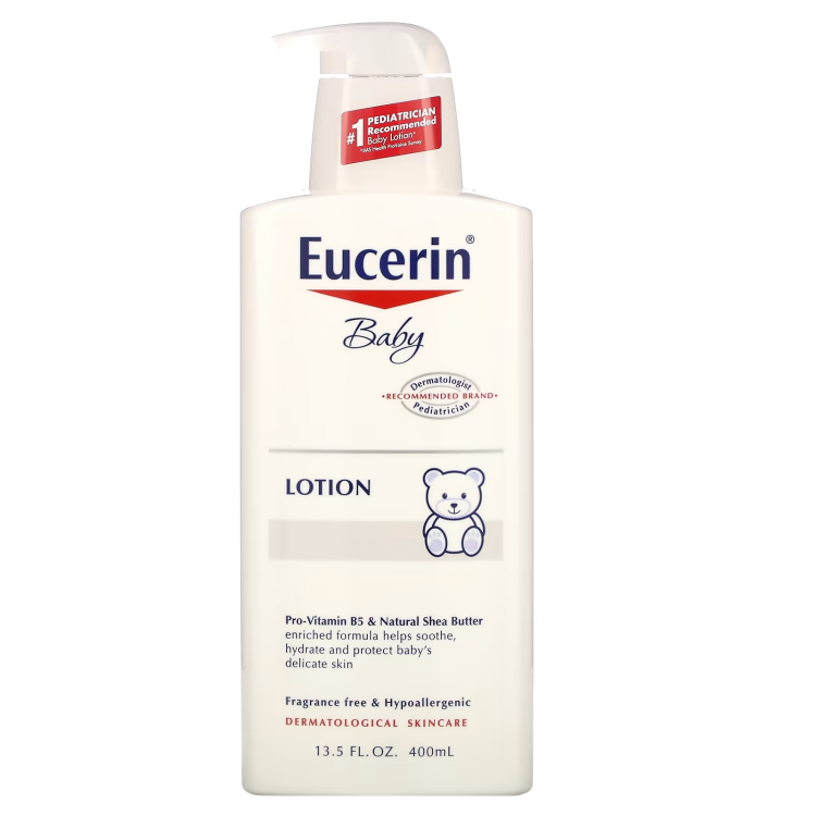 Eucerin, Baby, Lotion, Fragrance Free, 13.5 fl oz (400 ml)