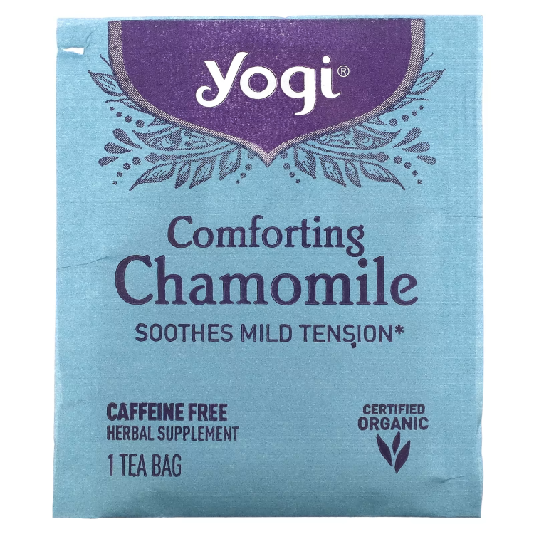 Yogi Tea, Comforting Chamomile, Caffeine Free, 16 Tea Bags, .85 oz (24 g)