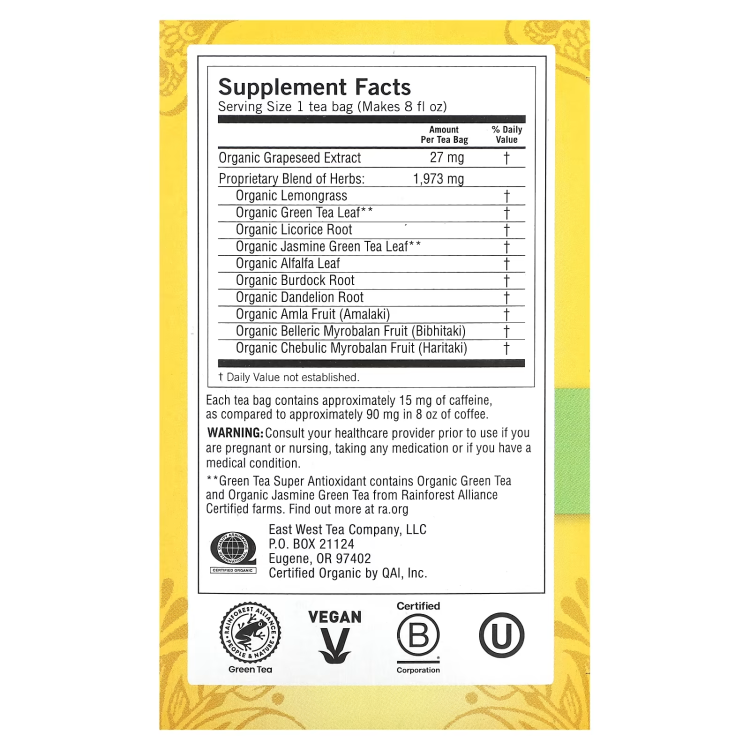 Yogi Tea, Green Tea Super Antioxidant, 16 Tea Bags, 1.12 oz (32 g)