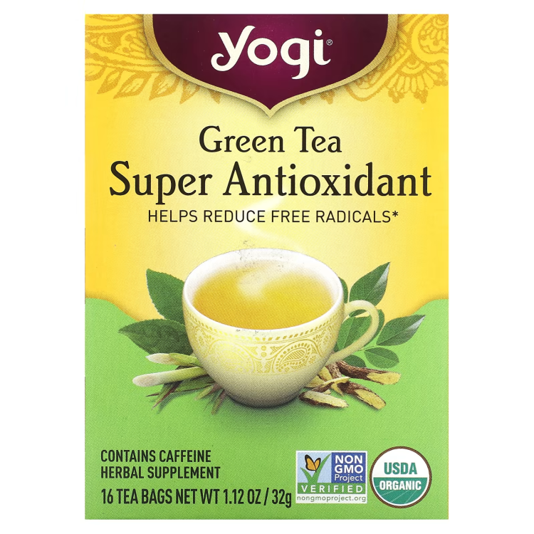 Yogi Tea, Green Tea Super Antioxidant, 16 Tea Bags, 1.12 oz (32 g)