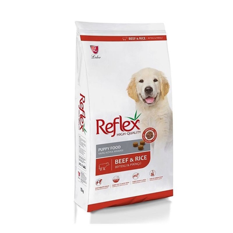 Reflex Puppy Beef Large Breed Puppy Dry Dog Food 15kg