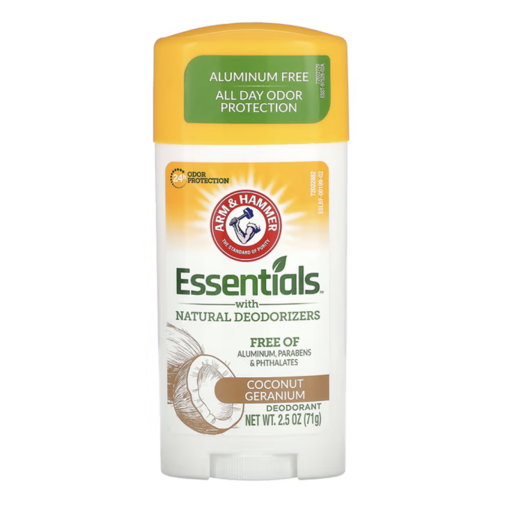 Arm & Hammer  Essentials with Natural Deodorizer  Deodorant Coconut Geranium