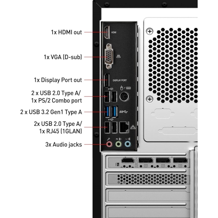 MSI MAG Infinite S3 Desktop Gaming  i5 - 4060 