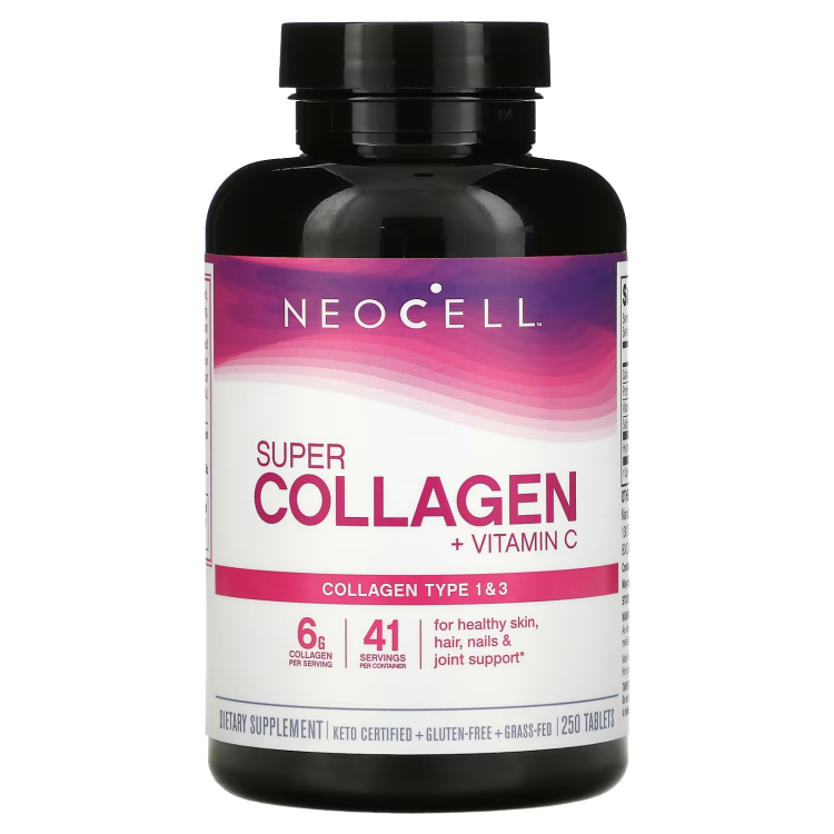 NeoCell, Super Collagen + Vitamin C, 250 Tablets