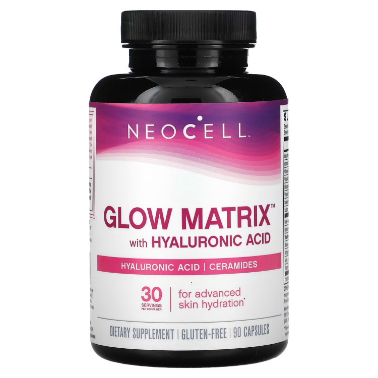 NeoCell, Glow Matrix with Hyaluronic Acid, 90 Capsules