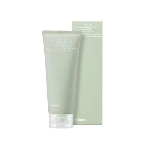 Celimax- Ji Woo Gae Cica BHA Acne Foam Cleanser منظف ​​رغوي لحب الشباب