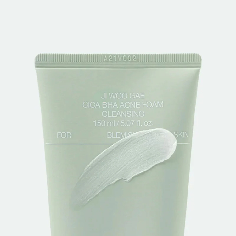 Celimax- Ji Woo Gae Cica BHA Acne Foam Cleanser منظف ​​رغوي لحب الشباب