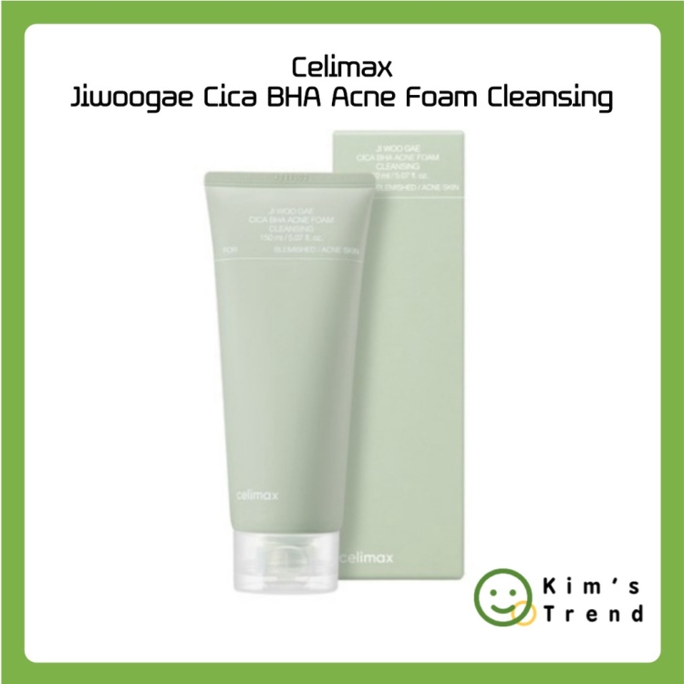 Celimax- Ji Woo Gae Cica BHA Acne Foam Cleanser منظف ​​رغوي لحب الشباب