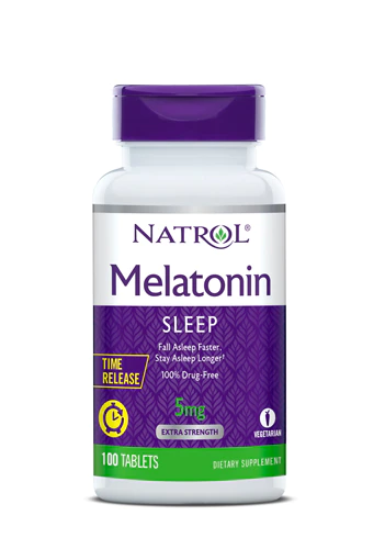 Natrol Melatonin Time Release  5 mg ,100 Tablets