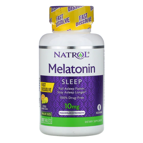 Natrol Melatonin Fast Dissolve Citrus  10 mg , 100 Tablets