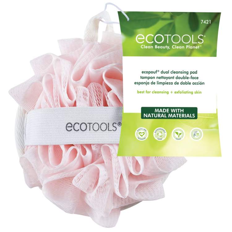 EcoTools, EcoPouf Dual Cleansing Pad, 1 Pad