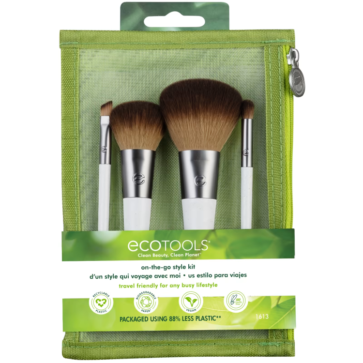 EcoTools, On The Go Style Kit, 4 Piece Set