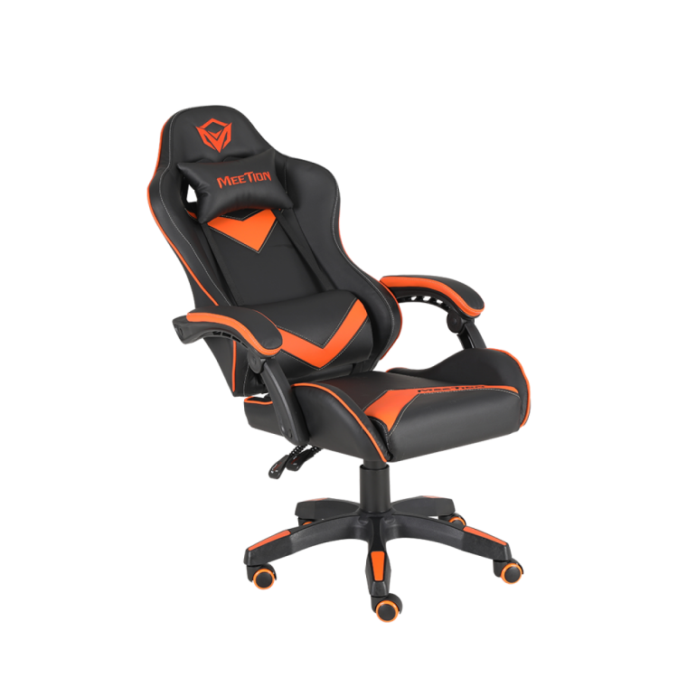 MEETION CHAIR BLACK+ORANGE CHR04