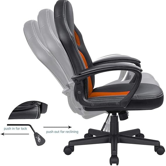 MEETION GAMING CHAIR BLACK+ORANGE CHR05