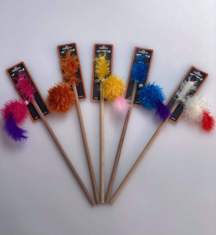 cat stick game with different color