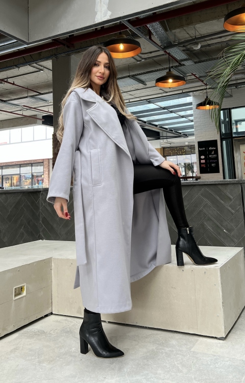 Oversize coat drop shoulder 