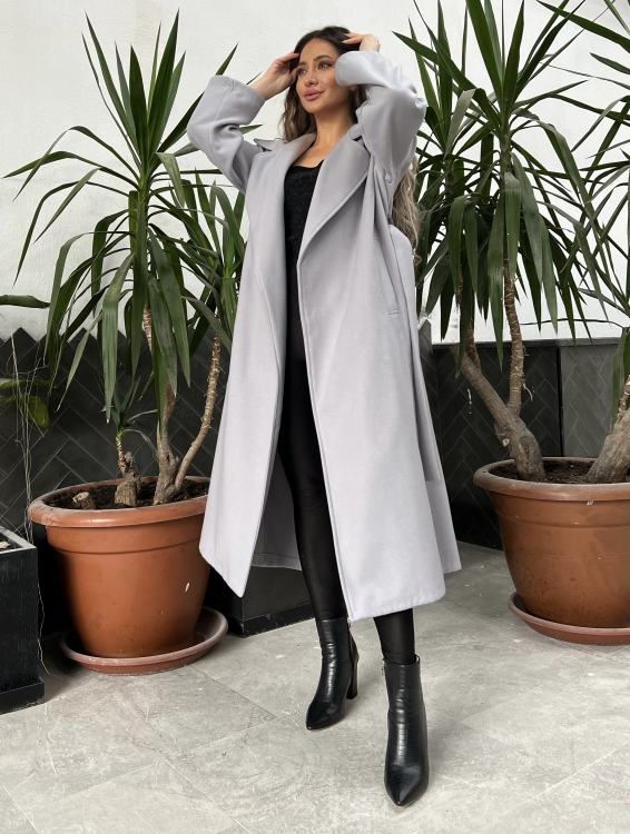 Oversize coat drop shoulder 