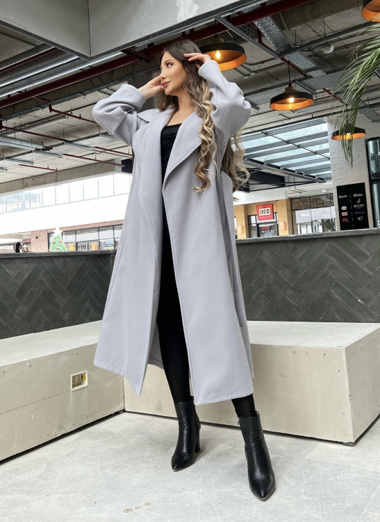 Oversize coat drop shoulder 