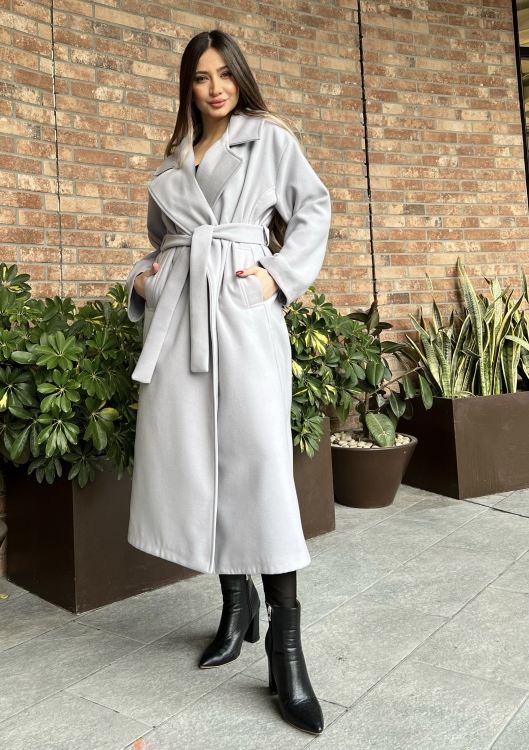 Oversize coat drop shoulder 