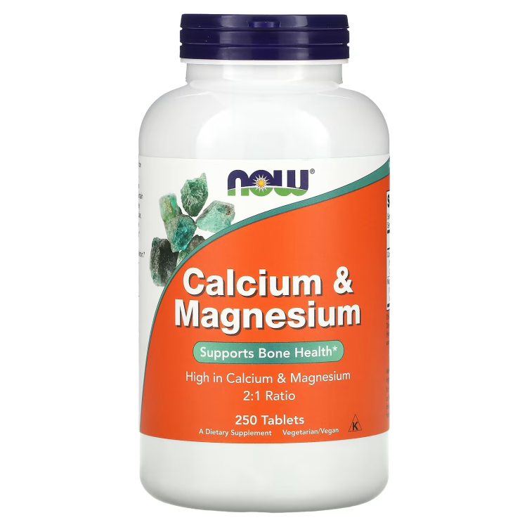 NOW Foods, Calcium & Magnesium, 250 Tablets