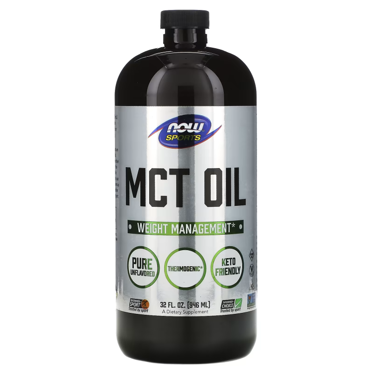  NOW Foods, Sports , Unflavored, MCT Oil, 32 fl oz (946 ml)