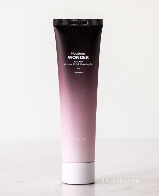 Haruharu WONDER, Black Rice Moisture 5.5 Soft Cleansing gel غسول جل الارز الاسود 