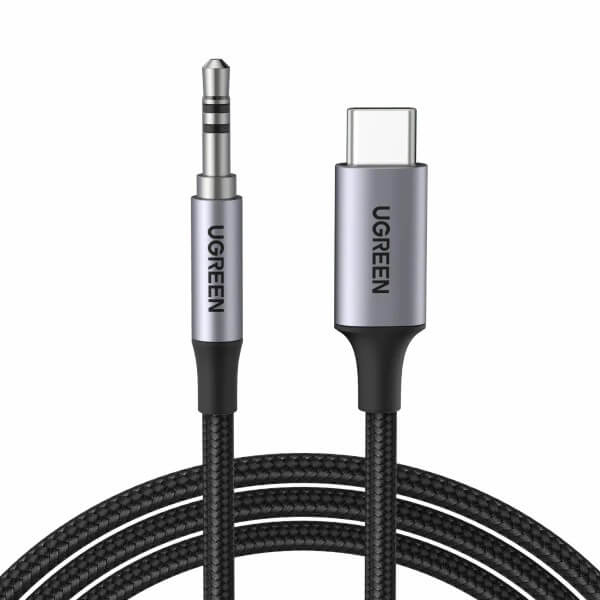 UGREEN 30633 USB-C MALE TO 3.5MM MALE CABLE WITH CHIP 1M 