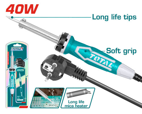 كاوي لحام 40 واط TOTAL TET1406 Electric soldering iron 40w