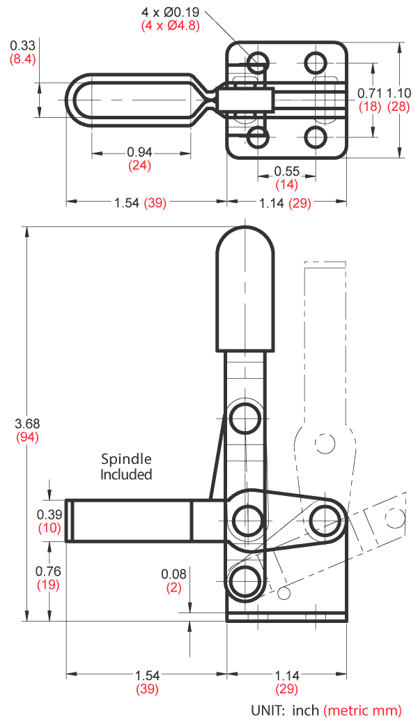 ملقط تثبيت ملقط GH-102-B